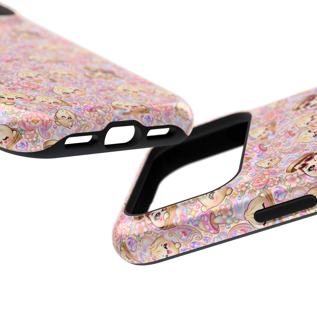 Wanton Dimsum Buns Magnetic Phone Case — Pastel Kawaii Dumplings