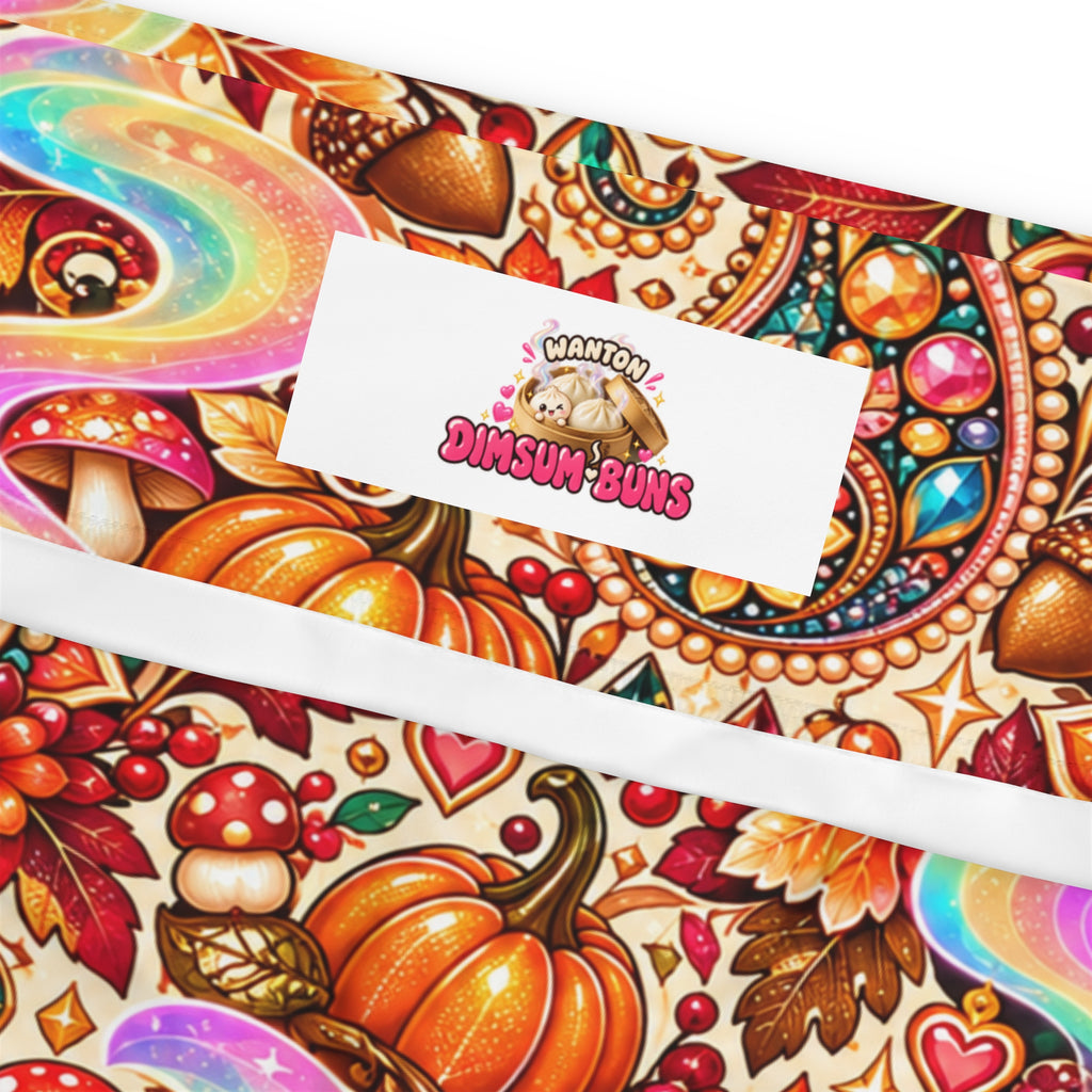 Stuffed Buns Plus Size Fall Leggings — Pumpkin Dumpling Print