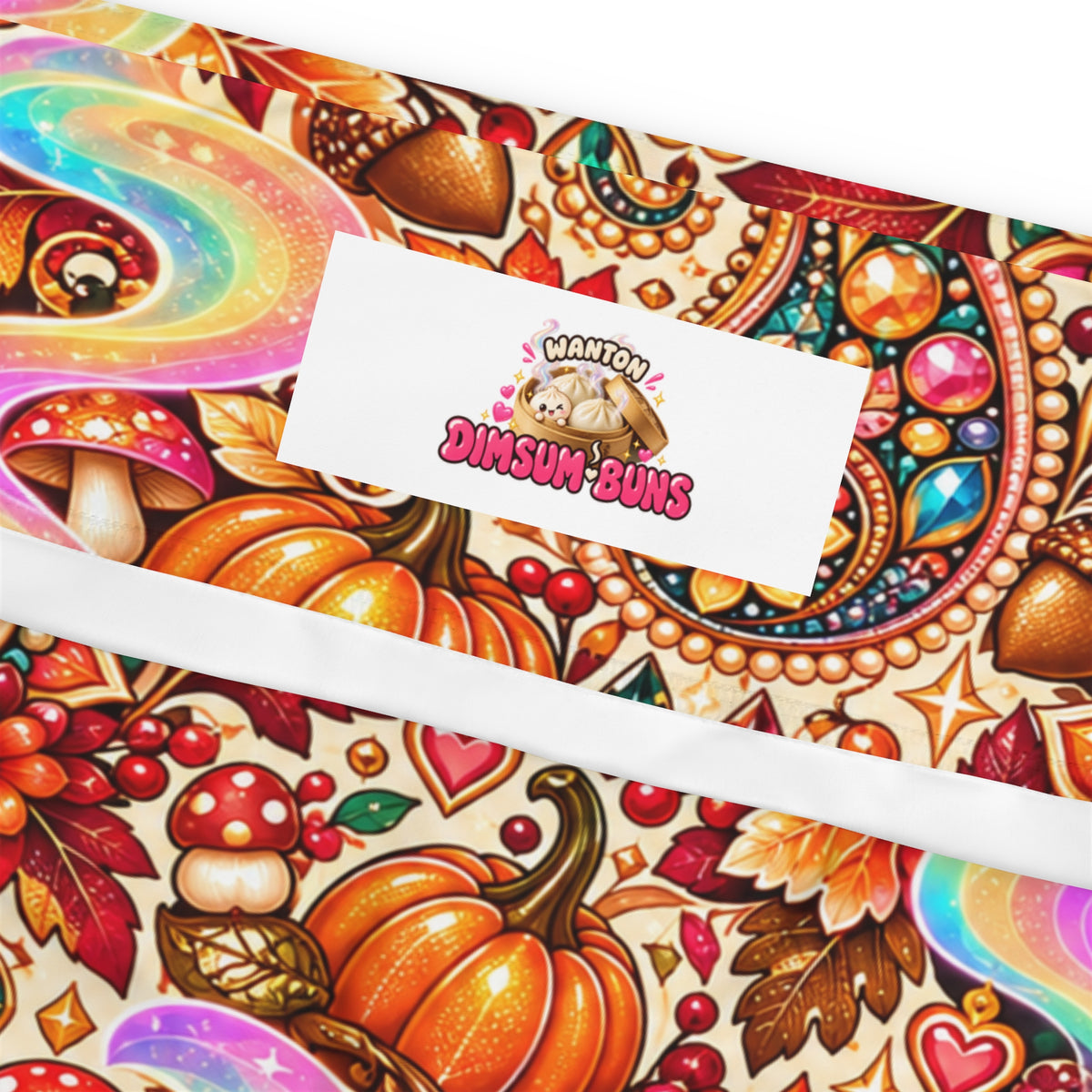 Stuffed Buns Plus Size Fall Leggings — Pumpkin Dumpling Print