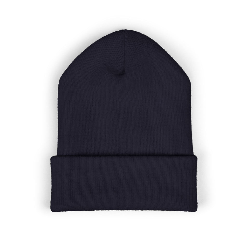 Embroidered Floral 'Love' Cuffed Beanie "Spread More Good Vibes"