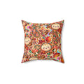 Stuffed Buns Fall Pillow — Pumpkin Dumpling Paisley