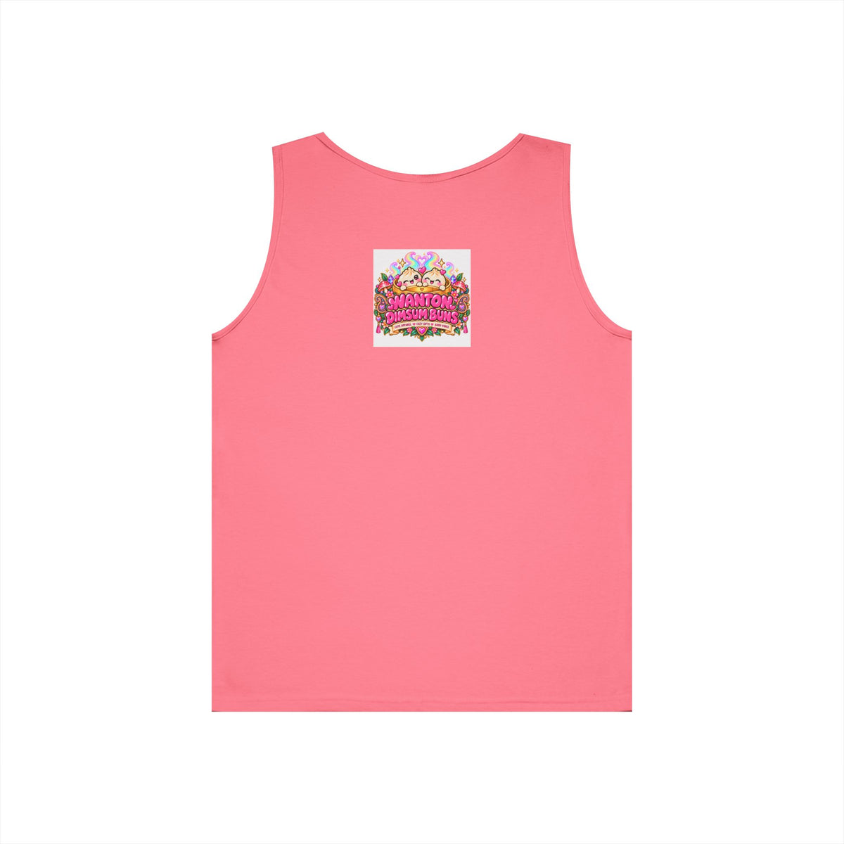 Dim Sum Dude Tank Top — Cute Cartoon Dumpling Graphic Tank