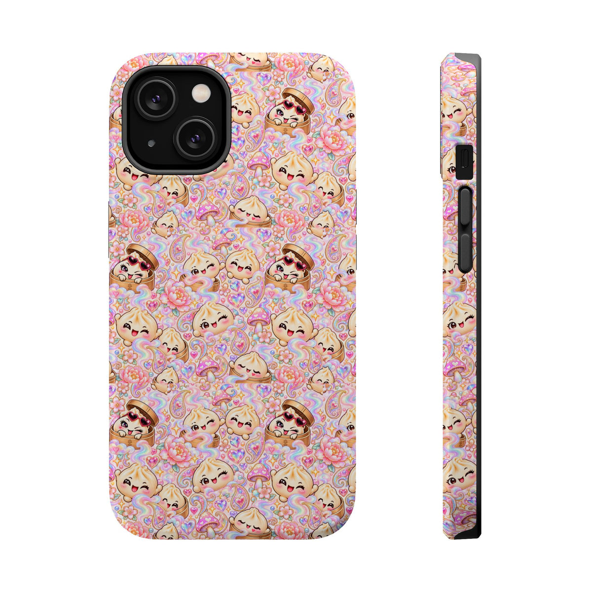 Wanton Dimsum Buns Magnetic Phone Case — Pastel Kawaii Dumplings