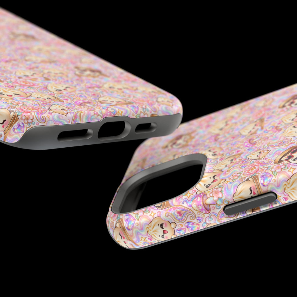 Wanton Dimsum Buns Magnetic Phone Case — Pastel Kawaii Dumplings
