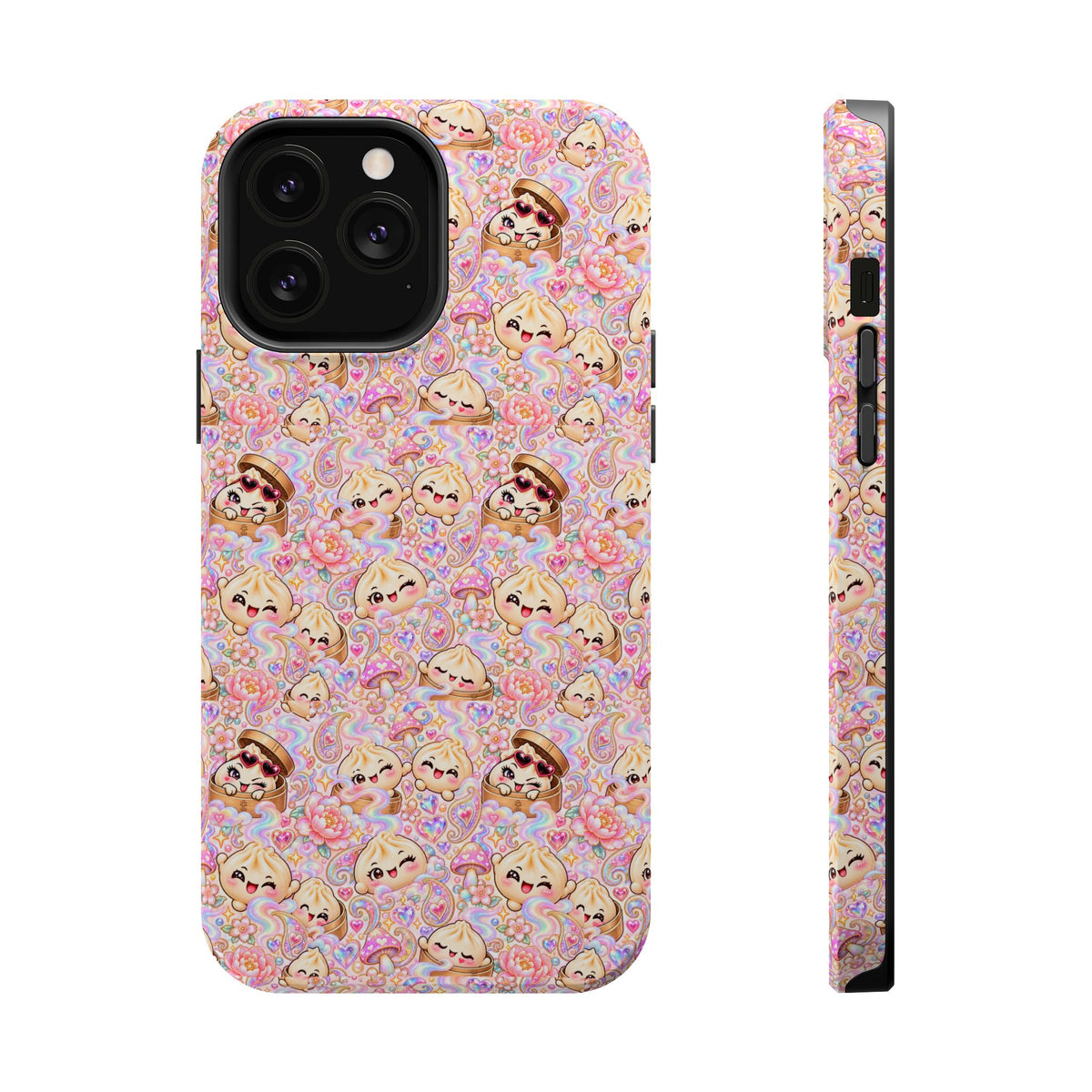 Wanton Dimsum Buns Magnetic Phone Case — Pastel Kawaii Dumplings
