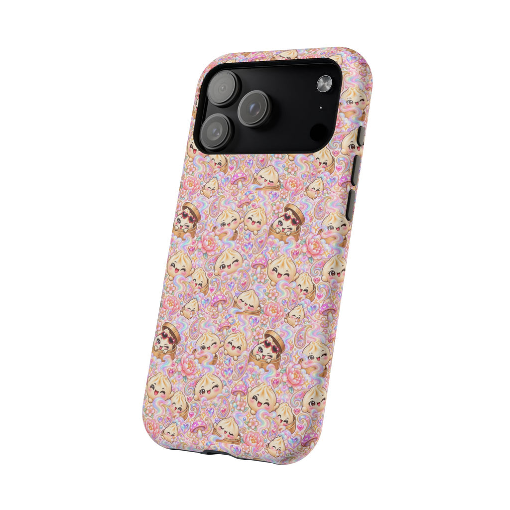 Wanton Dimsum Buns Magnetic Phone Case — Pastel Kawaii Dumplings