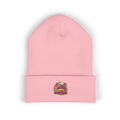 Embroidered Floral 'Love' Cuffed Beanie "Spread More Good Vibes"