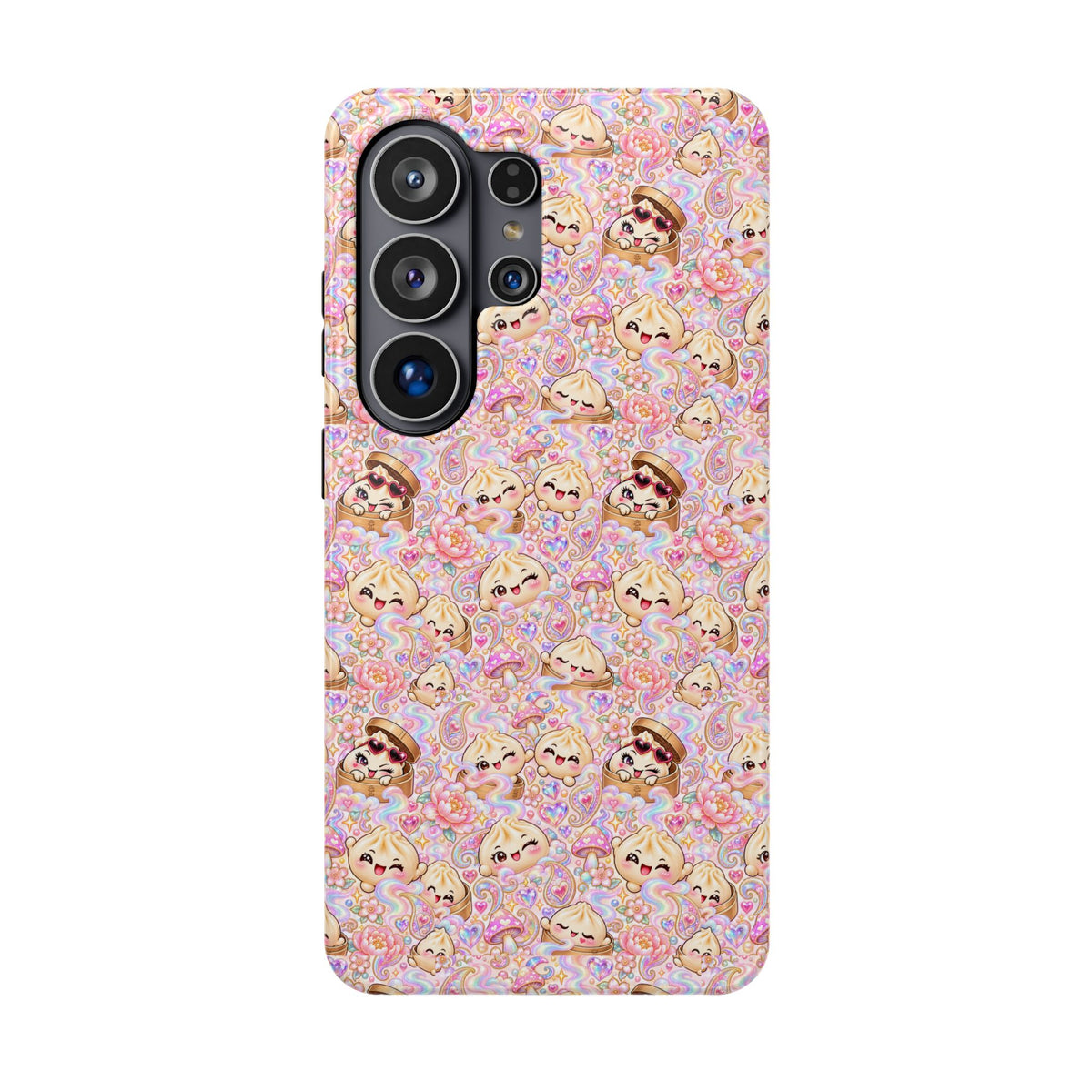 Wanton Dimsum Buns Magnetic Phone Case — Pastel Kawaii Dumplings