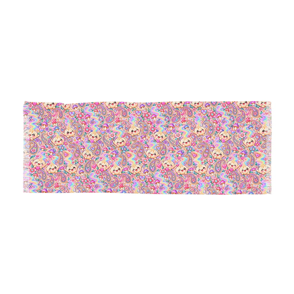 Dimsum Dream Light Scarf — Pastel Kawaii Festival Wrap