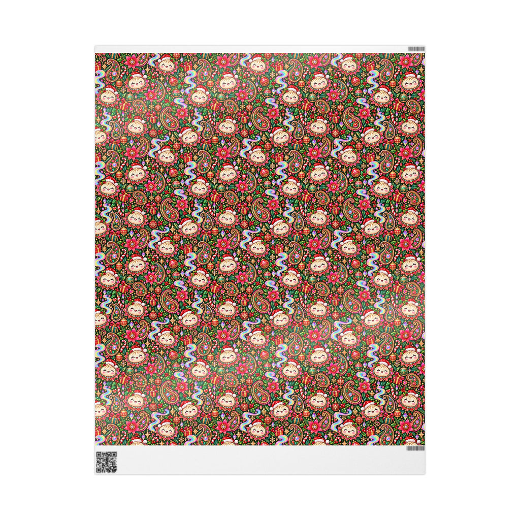 Merry Bunsmas Christmas Wrapping Paper — Psychedelic Dumpling Gift Wrap