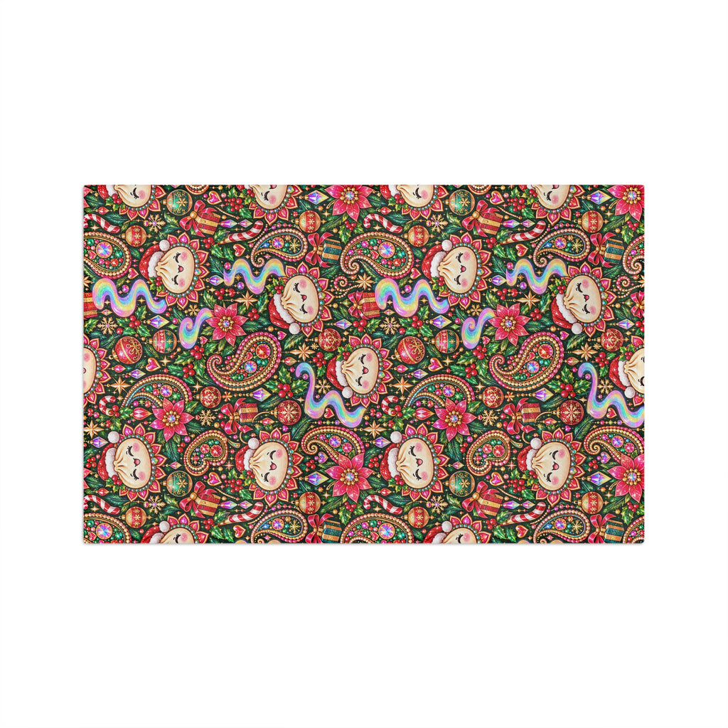 Merry Bunsmas Christmas Tea Towel — Paisley Dumpling Kitchen Decor