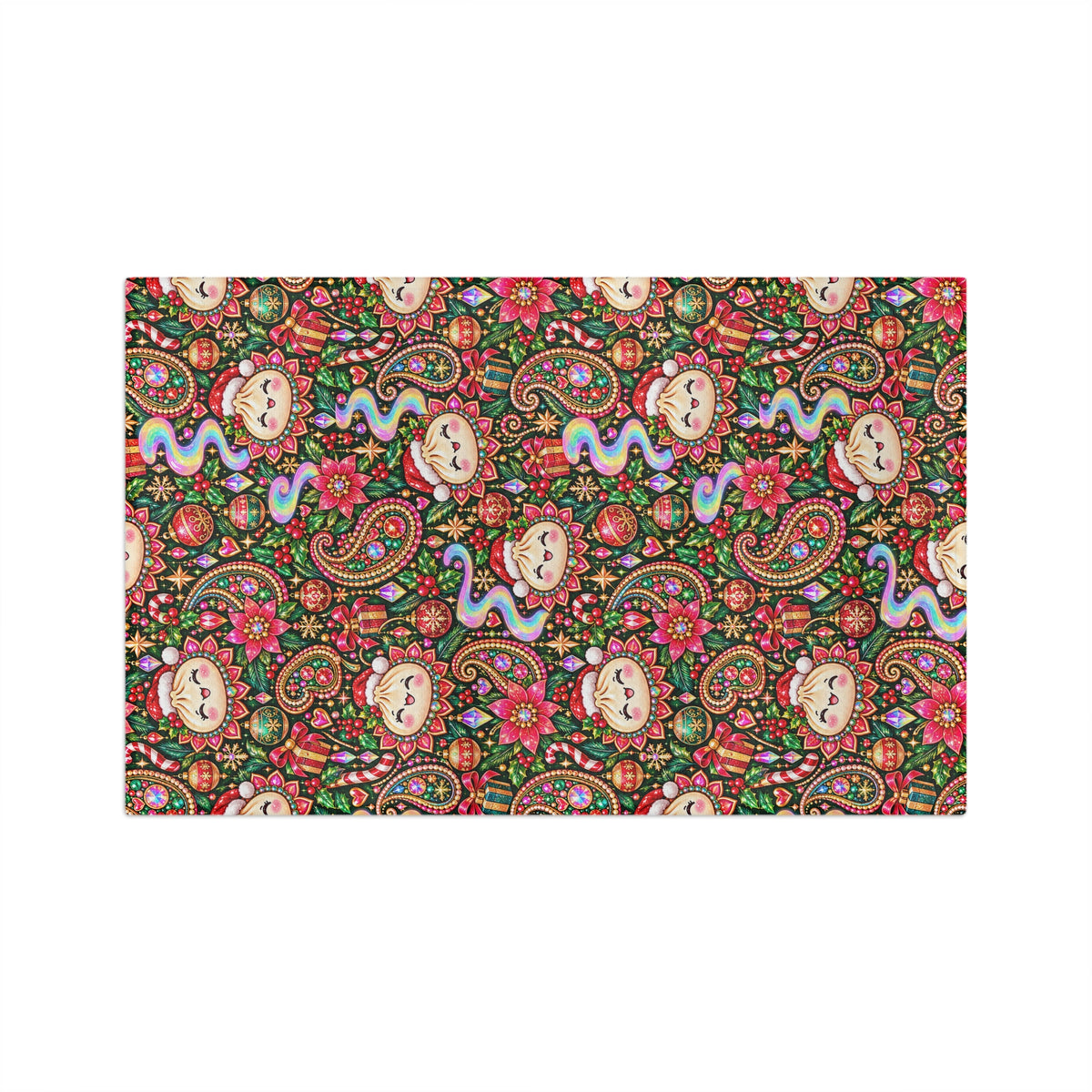 Merry Bunsmas Christmas Tea Towel — Paisley Dumpling Kitchen Decor