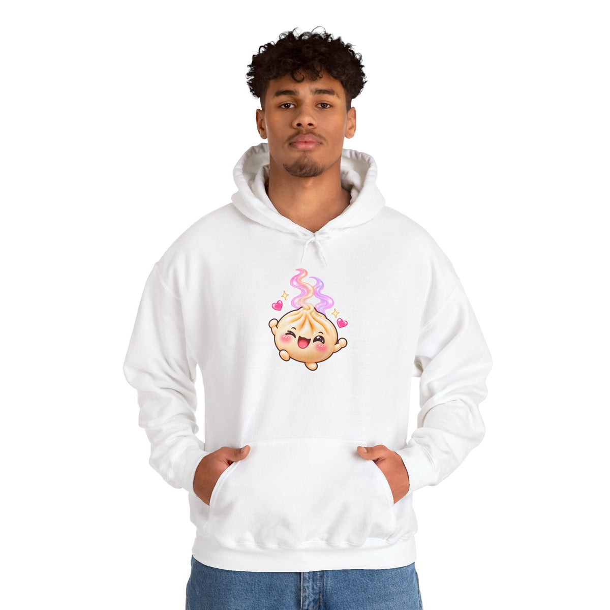 Dim Sum Buns Hoodie — Cute Wanton & Dimsum Graphic Pullover