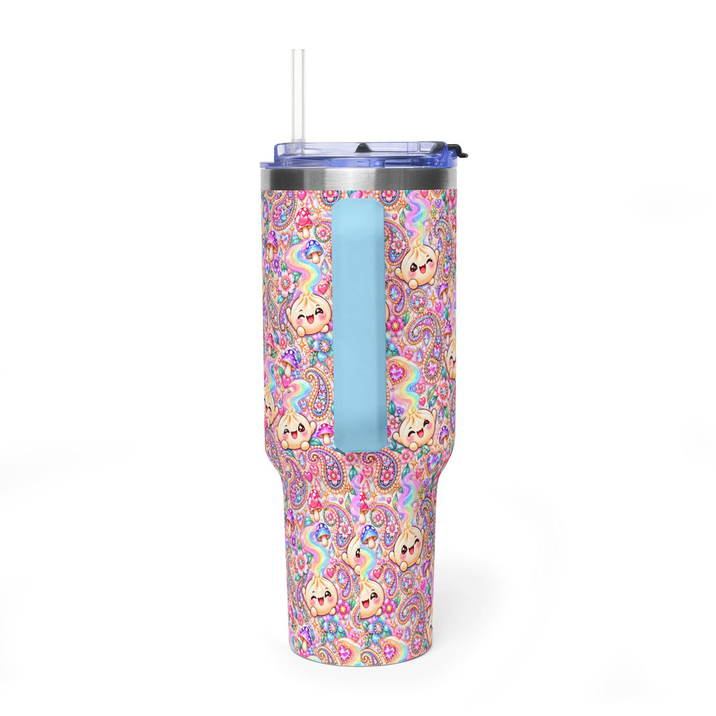 Wanton Dimsum Buns 40oz Rainbow Dumpling Tumbler — Insulated Travel Cup