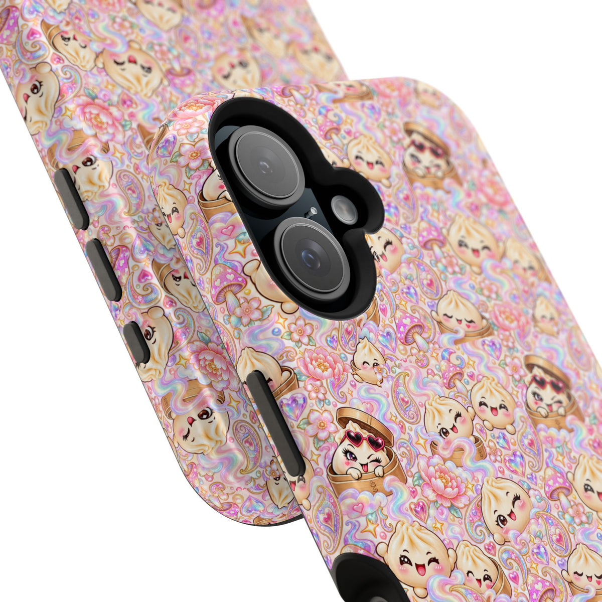 Wanton Dimsum Buns Magnetic Phone Case — Pastel Kawaii Dumplings